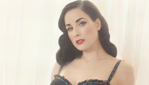 Dita Von Teese hits Target